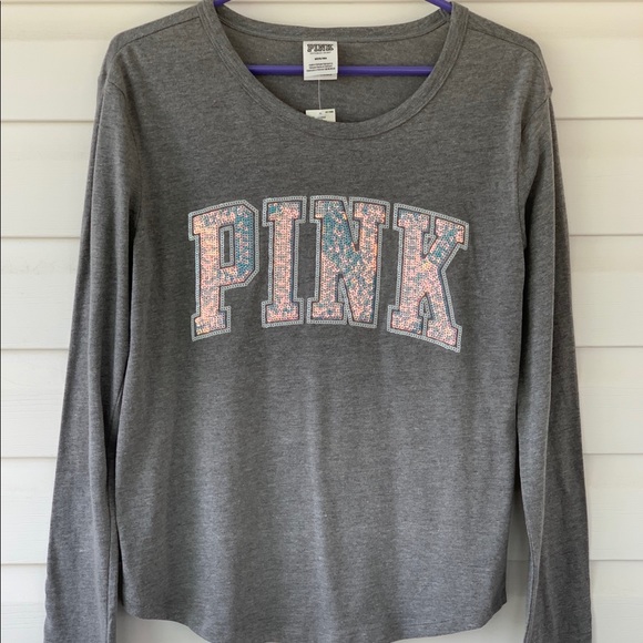 PINK Victoria's Secret Tops - PINK Victoria’s Secret Long Sleeve Shirt